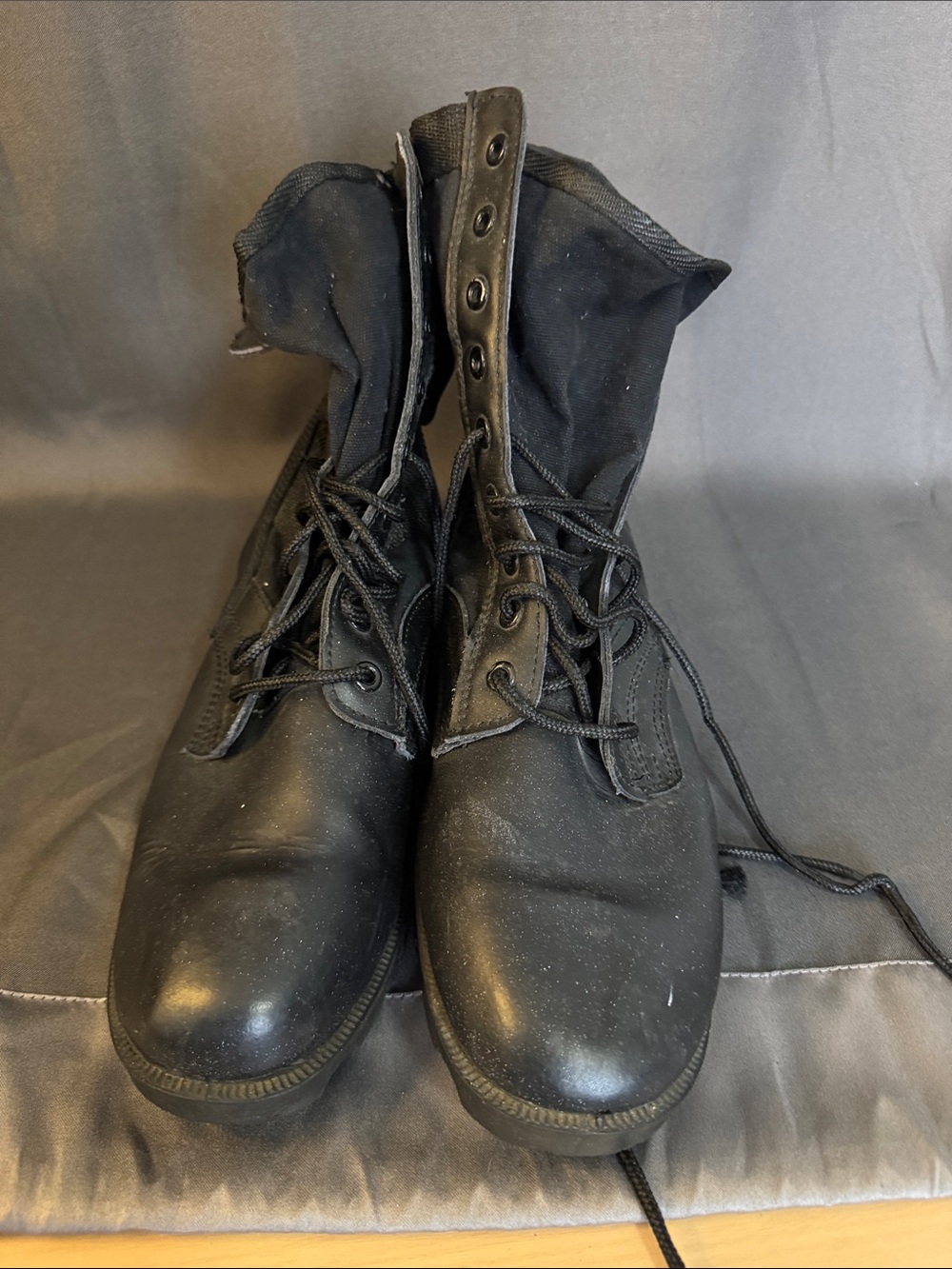Men's Black Tactical Jungle  Lace-Up Boots